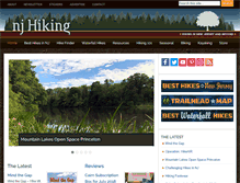 Tablet Screenshot of njhiking.com